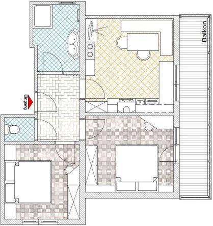 Gaestehaus Bergruh Tux Szoba fotó